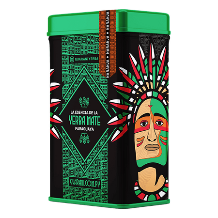 Yerbera – Tin can + Guarani Naranja 0,5kg 