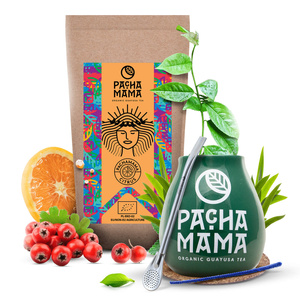 Set Guayusa Pachamama Citrus 100g + Calabash + Bombilla