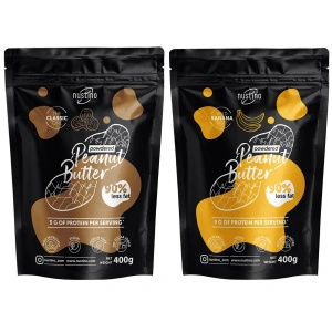 Powdered Peanut Butter Set Nustino: Classic + Banana 2x400g