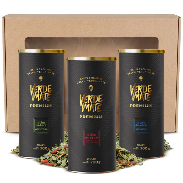 Gift Set Yerba Mate Verde Mate Premium 3x200g 0.6kg