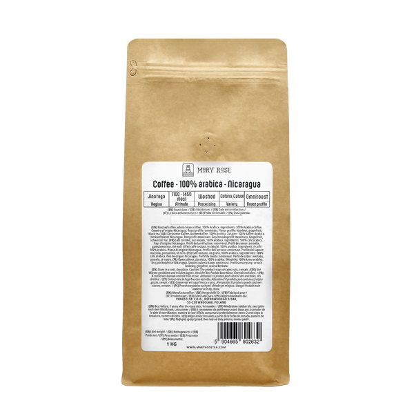 Mary Rose - whole bean coffee Nicaragua Colibrí Azul speciality 1kg