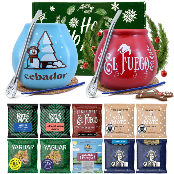 Winter Gift Set Yerba Mate for two 10x50g