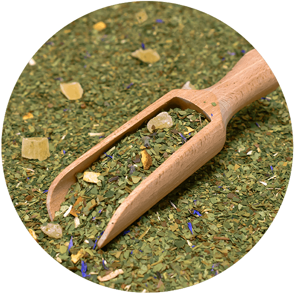 Yerbera – Tin can + Verde Mate Green Más IQ 0.5kg