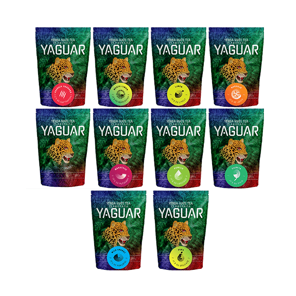 Mega Set Yerba Mate Yaguar Various 10x 0.5kg