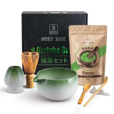 Gift Set: Premium Matcha + Matchawan + Bamboo Accessories