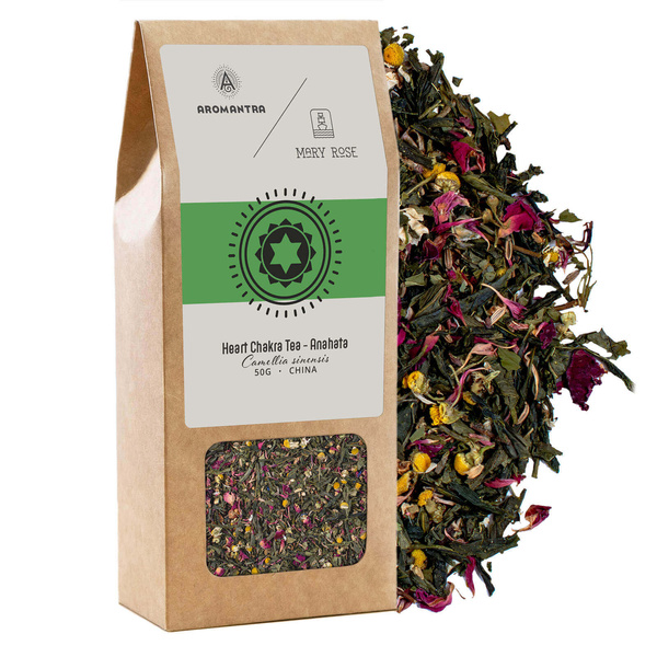 Set for Heart Chakra (Anahata): chakra tea + magic gemstone