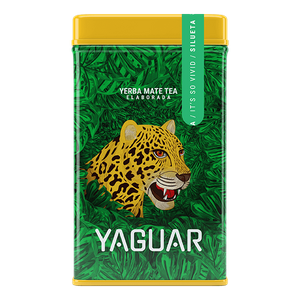 Yerbera – Tin can + Yaguar Silueta 0.5 kg