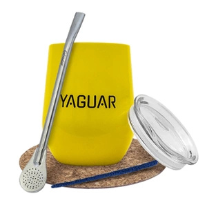 Yerba Mate Accessories Set: thermal mate gourd TermoLid + bombilla