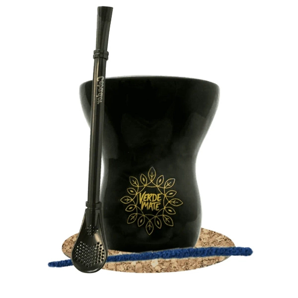 Yerba Mate Accessories Set: Calabash + Bombilla