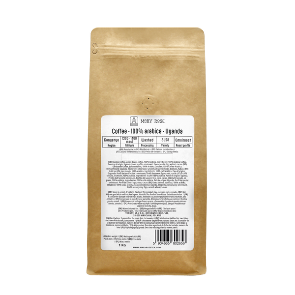 Mary Rose - whole bean coffee Uganda Kanyenye speciality 1kg