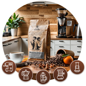 Bro Coffee Roastery - Whole Bean Coffee Amico dall'Italia Espresso Roast 400g