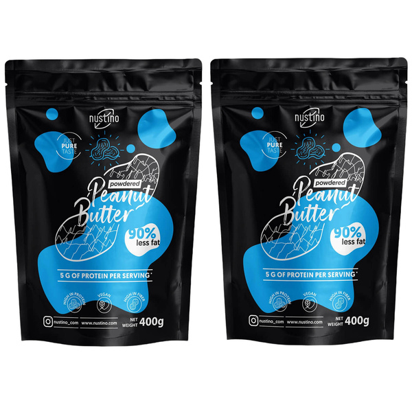 Set of 2x Nustino Peanut Butter Powder