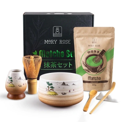 Gift Set: Premium Matcha + Matchawan + Bamboo Accessories