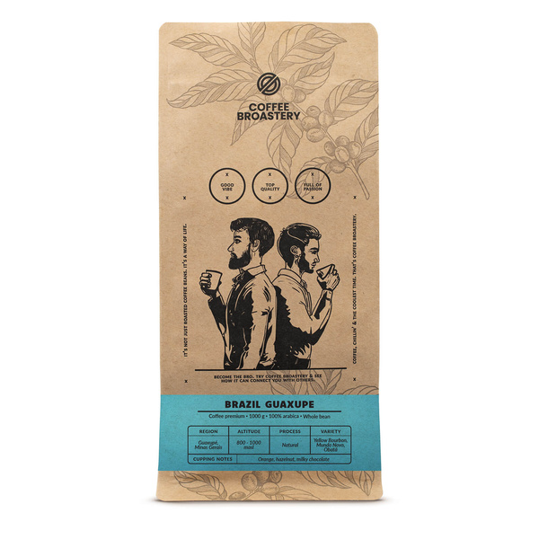Set of Bro Coffee Roastery Brazil Guaxupe 2x1kg (2kg)