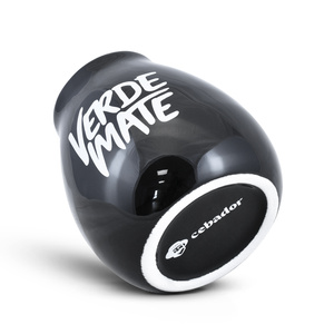 Ceramic Mate Gourd with Verde Mate Logo (Black) 350ml