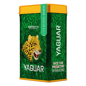 Yerbera – Tin can + Yaguar Silueta 0.5 kg