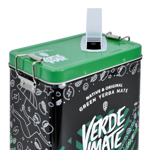 Yerbera – Tin can + Verde Mate Green Organica 0.5kg