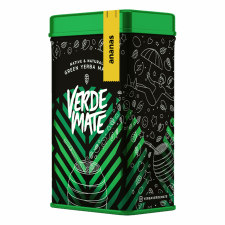 Yerbera – Tin can + Verde Mate Green Ananas 0.5kg 