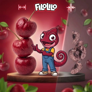 FiloLilo – Freeze-dried whole pitted cherries 100g