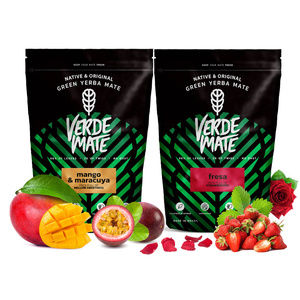 Yerba Verde Mate Mango Passion Fruit Strawberry 2x500g