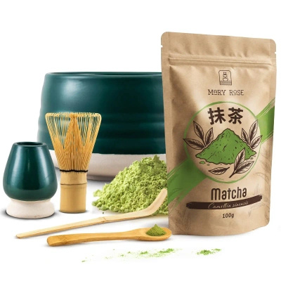 Matcha tea brewing set