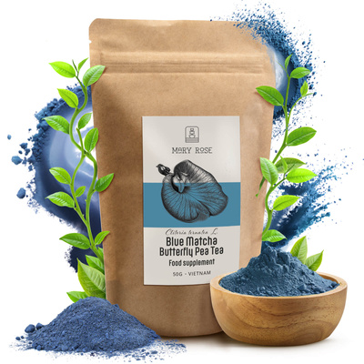 Mary Rose – Blue Matcha – Butterfly Pea Tea Powder 50g