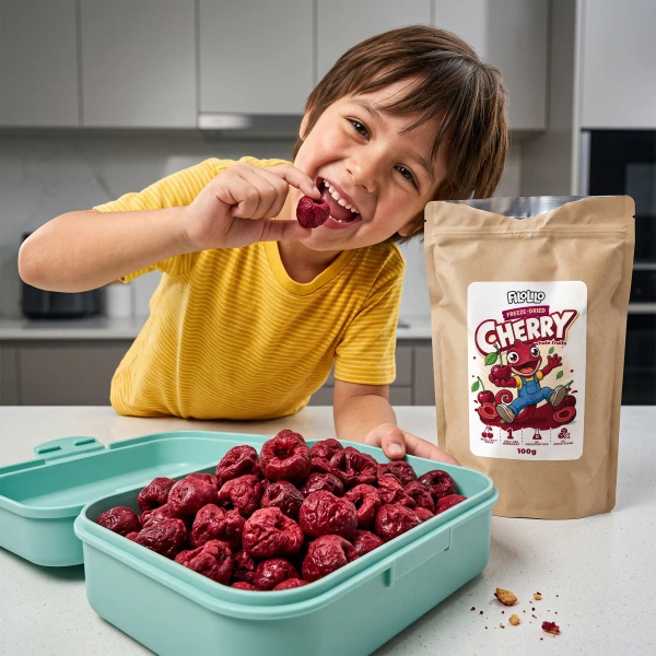 FiloLilo – Freeze-dried whole pitted cherries 100g