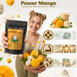 Magic Pwdr – Power Yerba & Mango – Focus & Gut Blend 400g