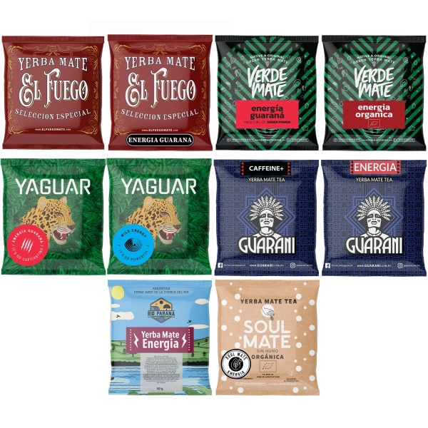 Yerba Mate BEST FOR START 10x50g MOST POWERFUL