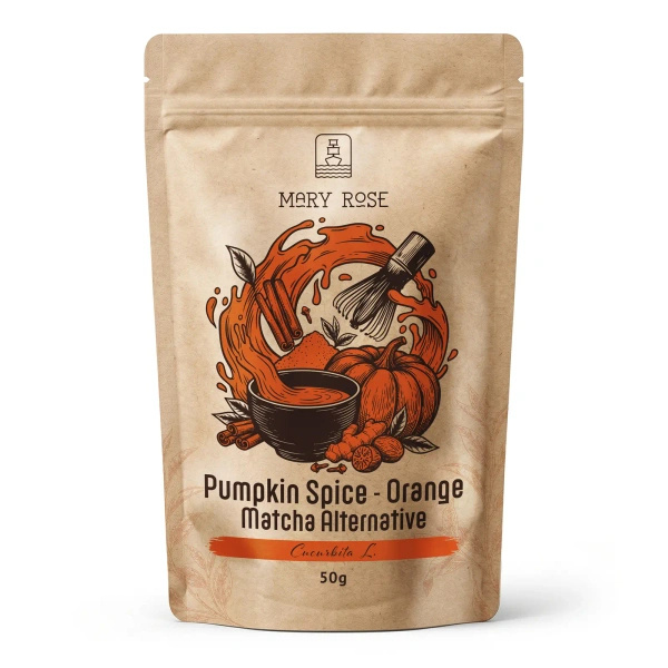 Mary Rose – Orange Matcha Alternative – Pumpkin Spice Powder 50g