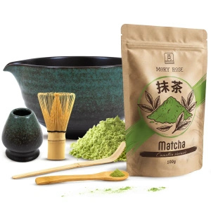 Matcha Tea Brewing Set: Matcha 100g + Accessories