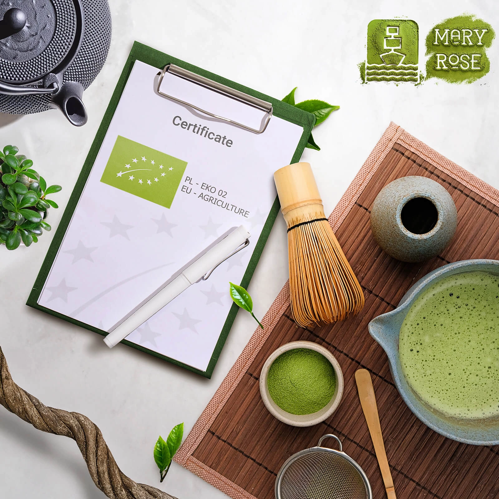 Japanese ceremonial matcha BIO Mary Rose