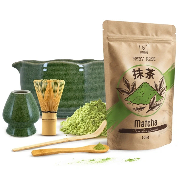 Matcha Tea Brewing Set: Matcha 100g + Accessories