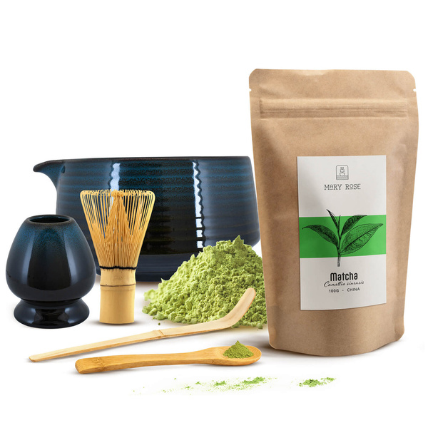 Matcha Tea Brewing Set: Matcha 100g + Accessories