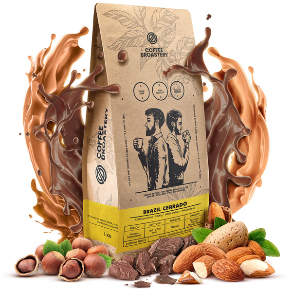 Set of Bro Coffee Roastery Brazil Cerrado + Brazil Guaxupe 2x1kg (2kg)