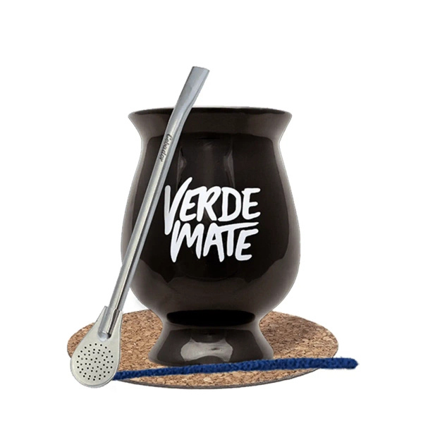 Starter set  Mate Cup/ Gourd  + Bombilla 19cm Yerba Mate
