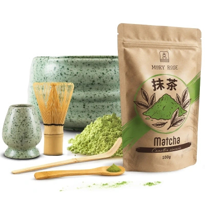 Matcha tea brewing set
