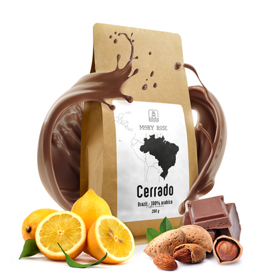 Mary Rose - whole bean coffee Brazil Cerrado premium 200g