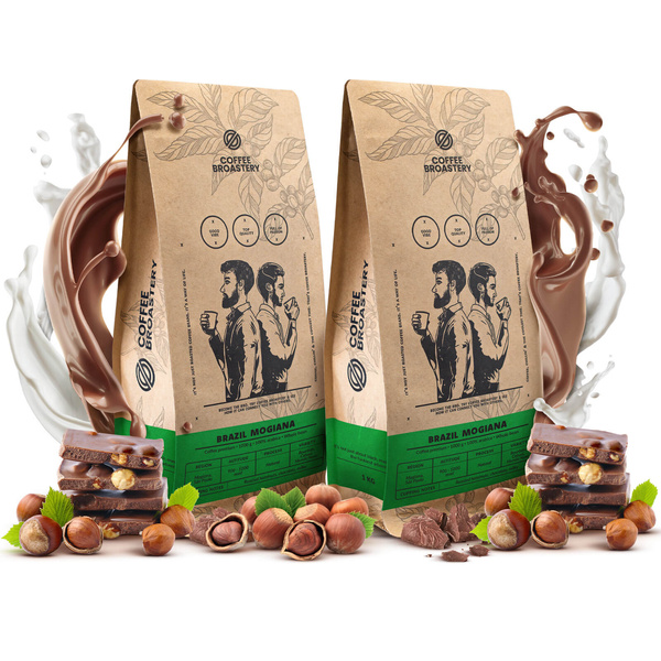 Set of Bro Coffee Roastery Brazil Samba 2x1kg (2kg)