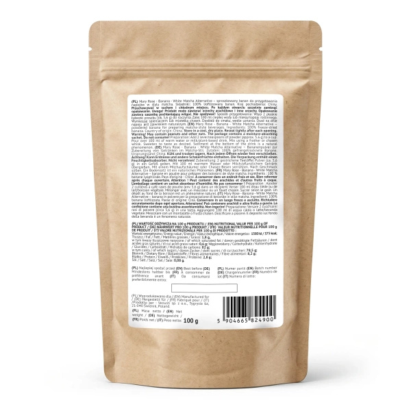 Mary Rose – White Matcha Alternative – Banana Powder 100g