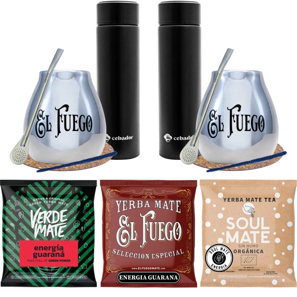 PREMIUM Thermos yerba Mate Set for Couples