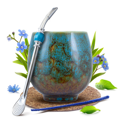 Starter set Yerba Mate Calabash + Bombilla