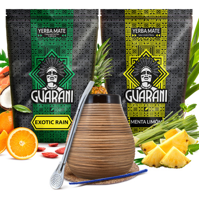 Yerba mate set Verde Mate ceramic calabash bombilla