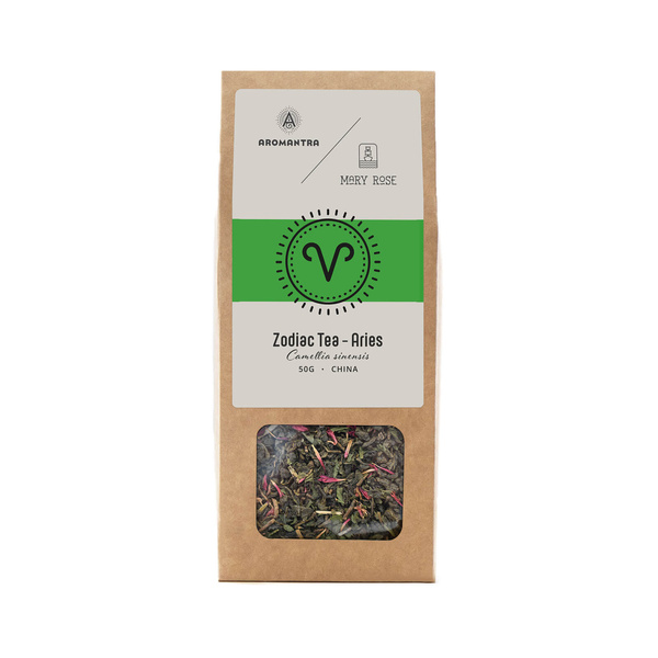 Aromantra x Mary Rose – Zodiac Tea – Aries (green tea) 50g