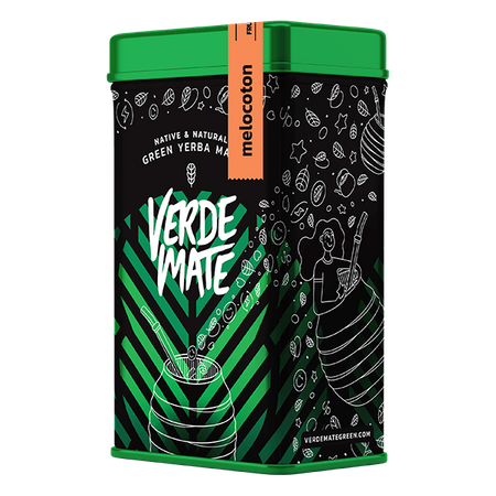 Yerbera - Can of Verde Mate Green Melocoton 0.5kg 