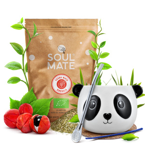 Yerba Mate set Soul Mate Energia 500g Calabash + Bombilla