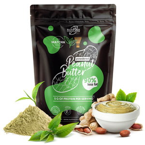 Powdered Peanut Butter Set Nustino: Raspberry + Salted Caramel + Matcha 3x400g