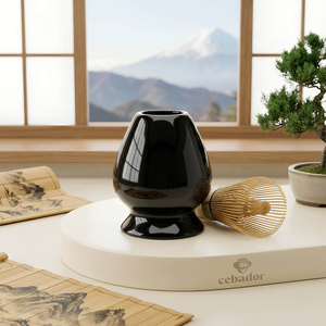 Kusenaoshi - Ceramic Chasen Holder - Yoru