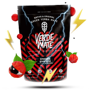 Christmas Gift Set Yerba Mate Verde Mate Energía Guaraná 500g + Gourd and Bombilla