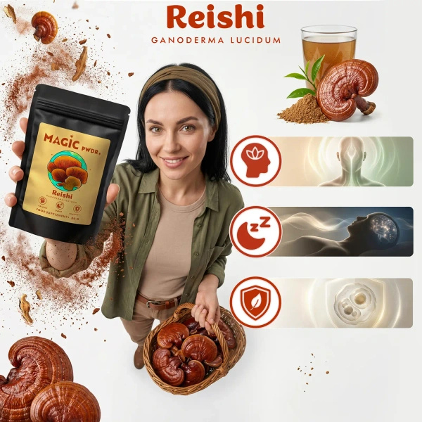Magic Pwdr – Reishi 50g